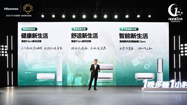 海信空调以新风科技守护深度睡眠凯时尊龙人生1晚多睡1小时：(图2)